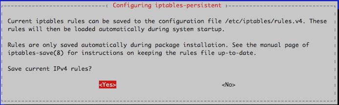 Save IPv4 rules prompt.