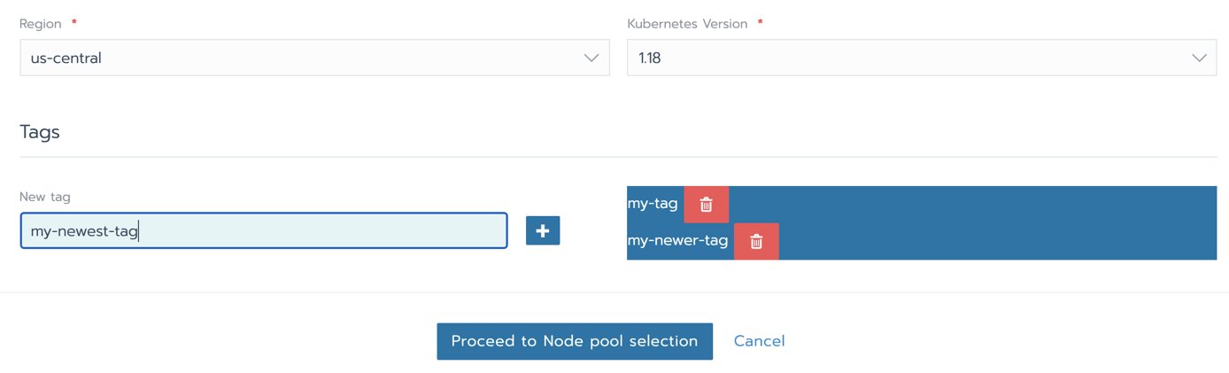 Tags Regions and Version