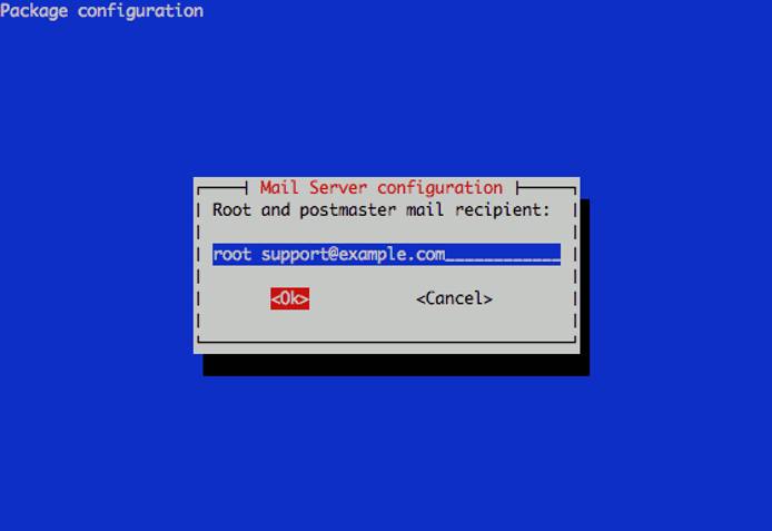 Exim postmaster configuration on Ubuntu 10.04.