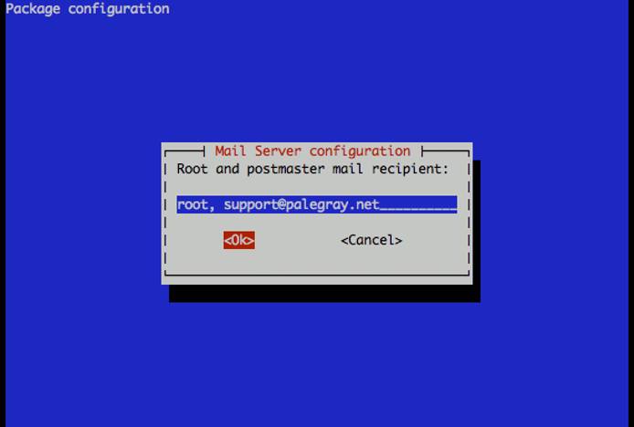 Exim postmaster configuration on Ubuntu 9.10.